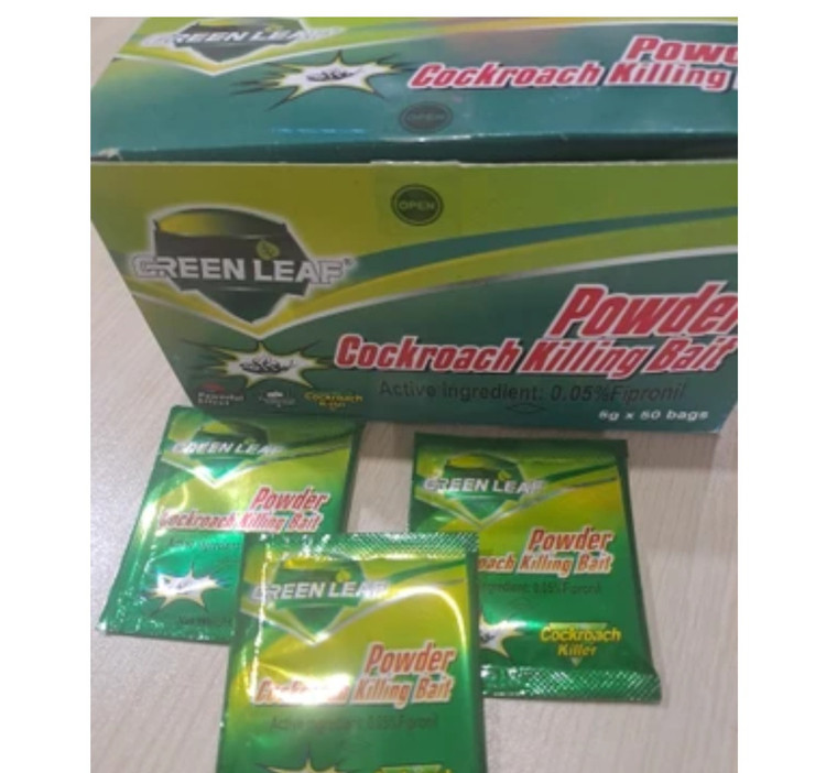 پودر سوسک کش و مورچه کش گرین لیف 50 عددی